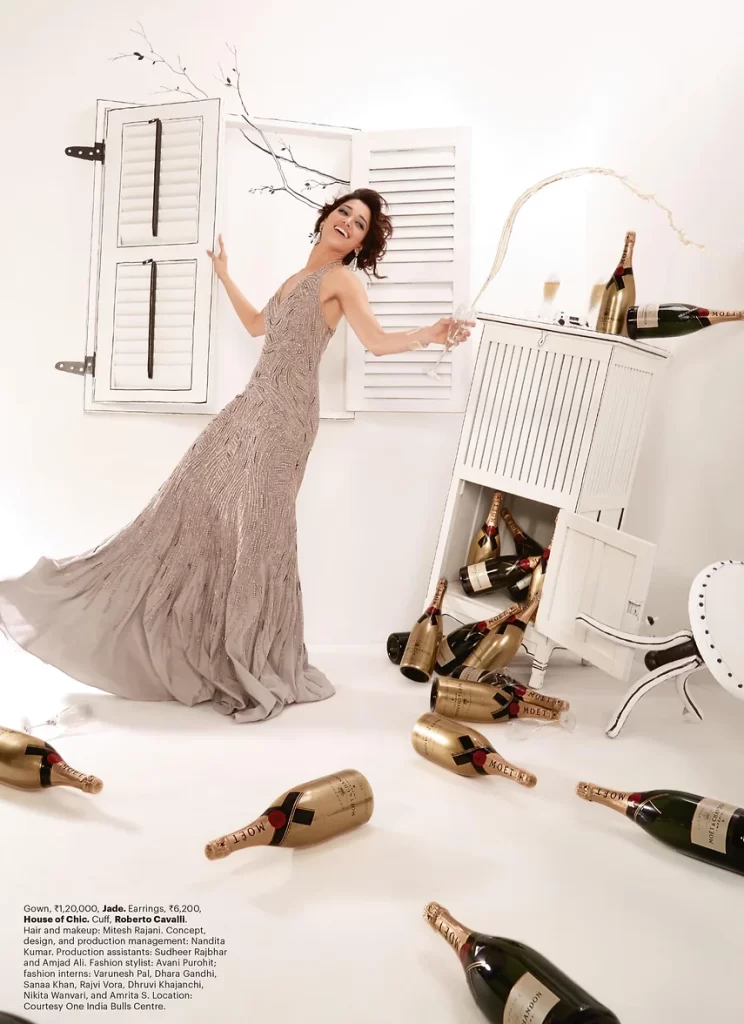 Moet the Merrier, Harper's Bazaar for Moet & Chandon, 2014