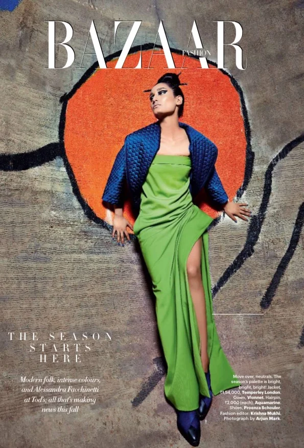 Fall's True Colours, Harper's Bazaar India, 2014