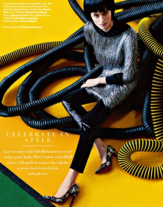 Fashion Takes Flight, Harper's Bazaar India, 2015